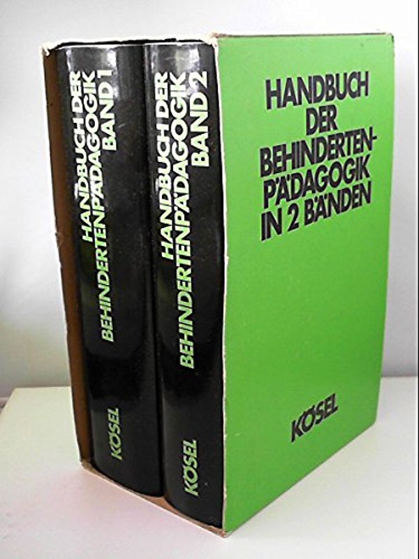 Handbuch der Behindertenpädagogik (Ln) [Feb 01, 1988] Dennerlein, Hans and Schramm, Karlheinz