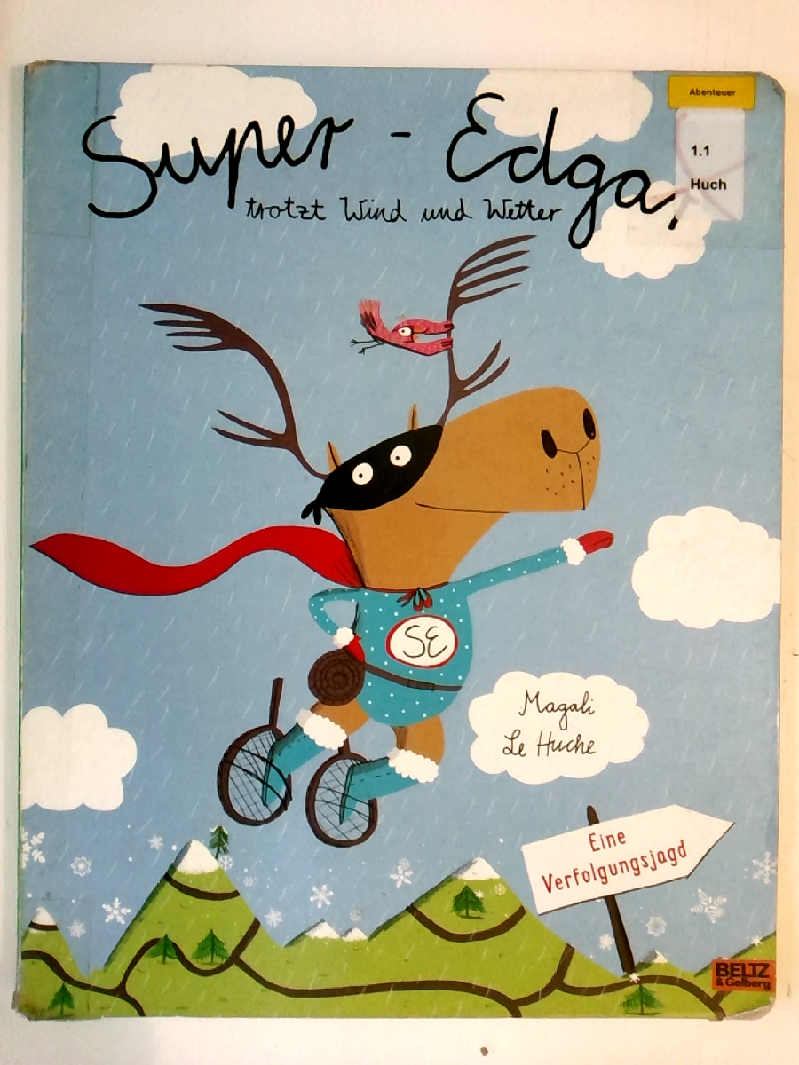 Super-Edgar trotzt Wind und Wetter: Eine Verfolgungsjagd. Vierfarbiges Pappbilderbuch