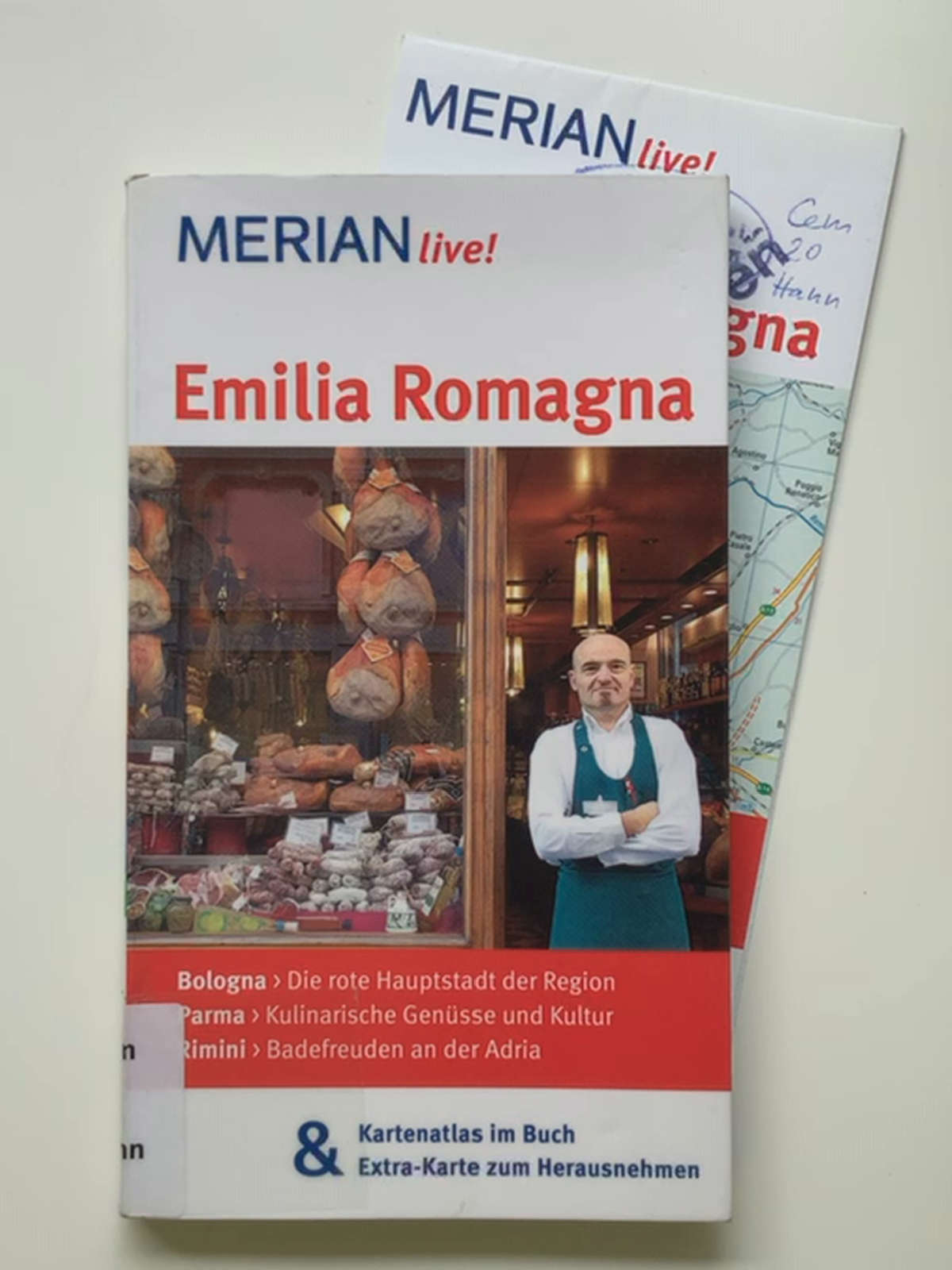 MERIAN live! Reiseführer Emilia Romagna: MERIAN live! - Mit Kartenatlas im Buch und Extra-Karte zum Herausnehmen - Michael Hannwacker