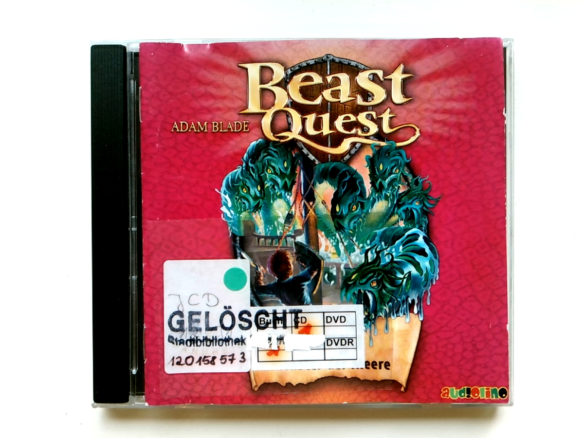 Beast Quest - Narga, Monster der Meere: Band 15: Narga, Monster der Meere, Lesung. CD Standard Audio Format - Adam Blade